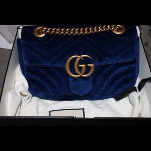 ❌SOLD❌ Cobalt Blue Gucci Marmont Bag